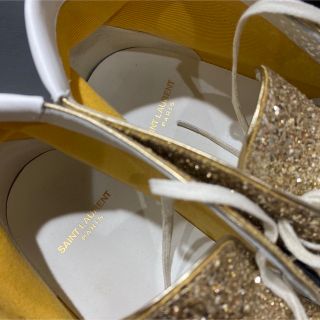Saint Laurent - 1回 定価12万 サンローラン スパンコール ハイカット