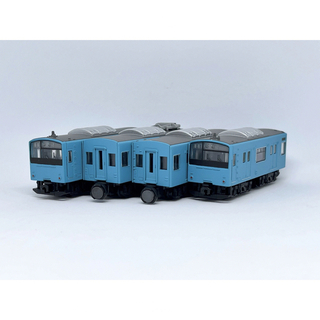 バンダイ(BANDAI)のBトレインショーティー　JR西日本　201系　体質改善車　スカイブルー(鉄道模型)