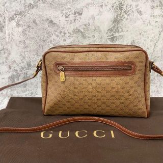 Gucci - 美品 GUCCI オールドグッチ ショルダーバッグ マイクロGG