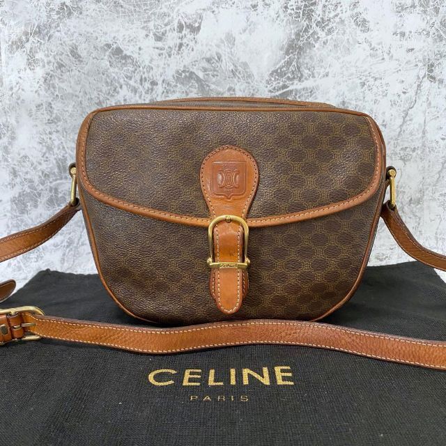 M10サイズCELINE セリーヌ ショルダーバッグ マカダム トリオンフ