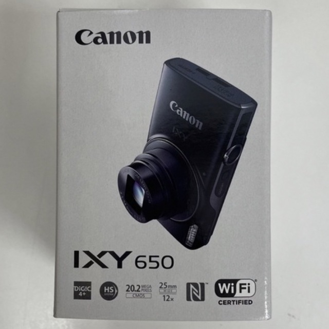 Canon デジタルカメラ IXY 650 BK 新品未開封
