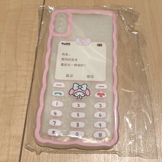 サンリオ(サンリオ)のiPhone X XS サンリオ マイメロ ガラケー デザイン ピンク 韓国(iPhoneケース)