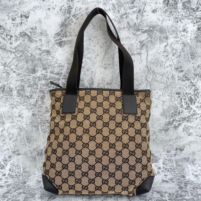 Gucci - 美品 グッチ トートバッグ ショルダーバッグ GGキャンバス