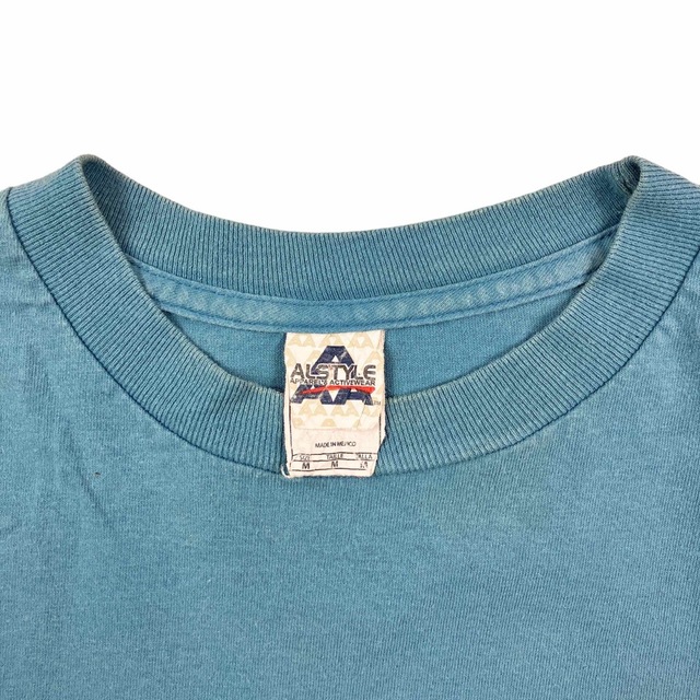 Hanes(ヘインズ)の90s ヴィンテージTシャツ 長袖 ロンT 両面プリント ロゴ ガイコツ ドクロ メンズのトップス(Tシャツ/カットソー(七分/長袖))の商品写真