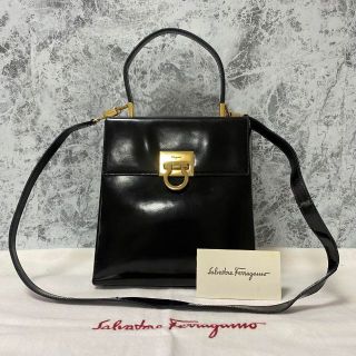 サルヴァトーレフェラガモ(Salvatore Ferragamo)のサルヴァトーレフェラガモ ガンチーニ 2way ハンド ショルダーバッグ(ハンドバッグ)