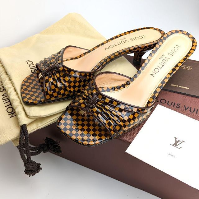 ☆美品☆ルイヴィトン Louis Vuitton サンダル 37サイズ 正規品-