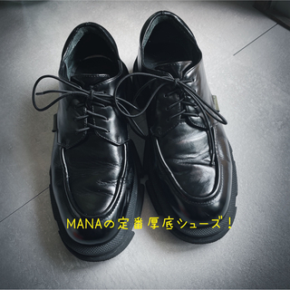 ★Nori 様専用★MANA 厚底レースアップシューズ(ローファー/革靴)