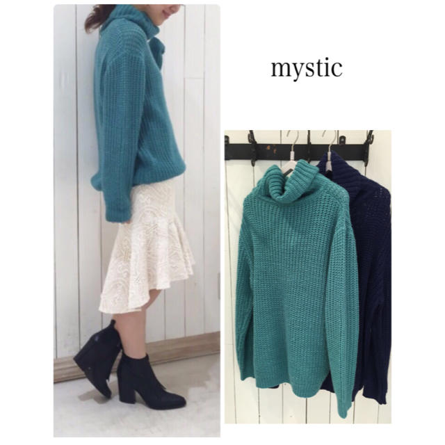 mystic(ミスティック)の売り尽くしsale! mysticタートルニットプルオーバー 送料込み レディースのトップス(ニット/セーター)の商品写真