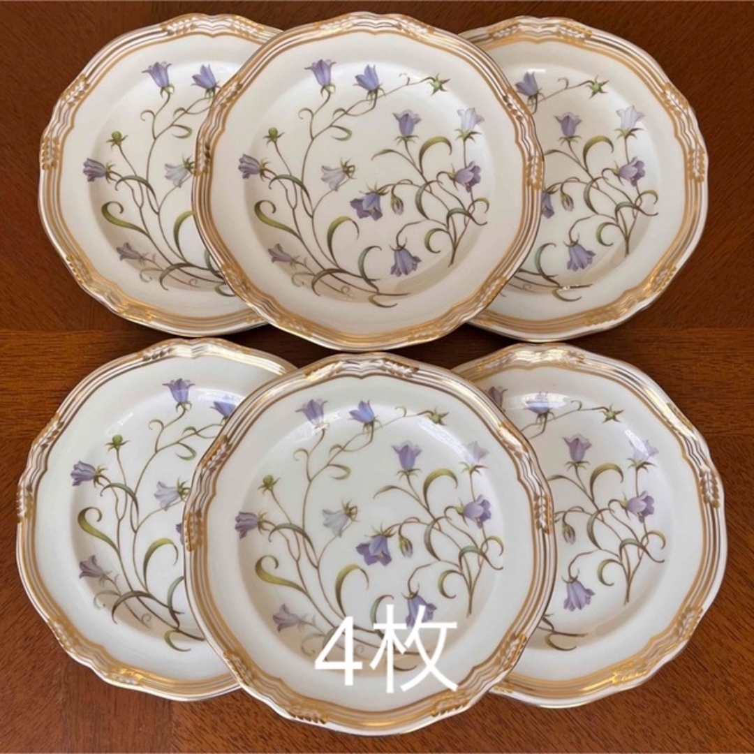 Spode 『Fleur de Lys Red』　大皿　6枚