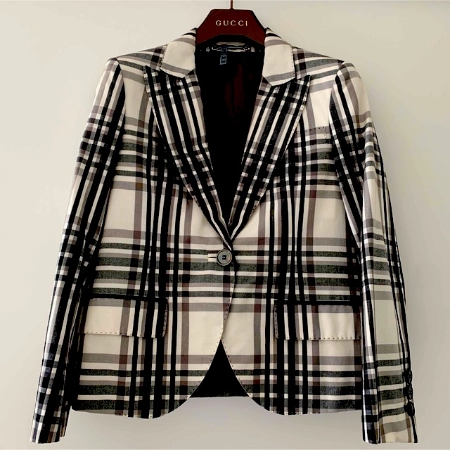 GUCCI - GUCCI チェック ジャケットの通販 by toto's shop GUCCI - GUCCI チェック ジャケットの通販 by toto's shop