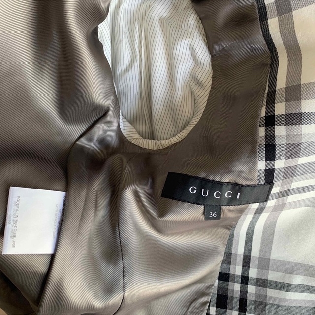GUCCI - GUCCI チェック ジャケットの通販 by toto's shop GUCCI - GUCCI チェック ジャケットの通販 by toto's shop