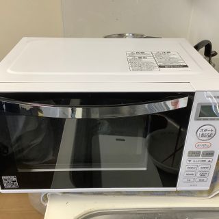 トウシバ(東芝)の東芝 電子レンジ ER-SS17A-W 20年式 フラット 縦開き(電子レンジ)