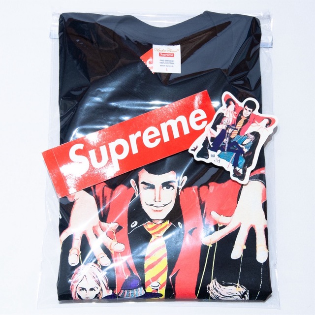 Supreme(シュプリーム)のSupreme × UNDERCOVER Lupin Tee ブラック Lサイズ メンズのトップス(Tシャツ/カットソー(半袖/袖なし))の商品写真