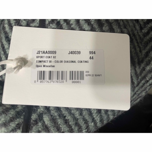 JIL SANDER - 22AW JIL SANDER SPORT COAT スポーツコート 44 46 JIL SANDER - 22AW JIL SANDER SPORT COAT スポーツコート 44 46