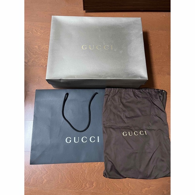 Gucci(グッチ)の【新品・正規店購入】グッチ　GUCCI レザーコンビブーツ メンズの靴/シューズ(ブーツ)の商品写真