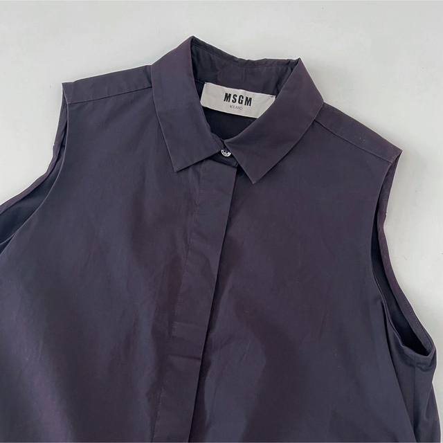 MSGM エムエスジイエム サイドリボン ポプリンシャツ 38 | zold-ut.hu