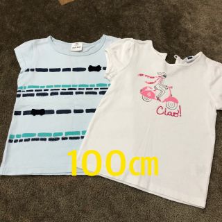 ベベ(BeBe)の半袖tシャツ  2枚  100㎝(Tシャツ/カットソー)