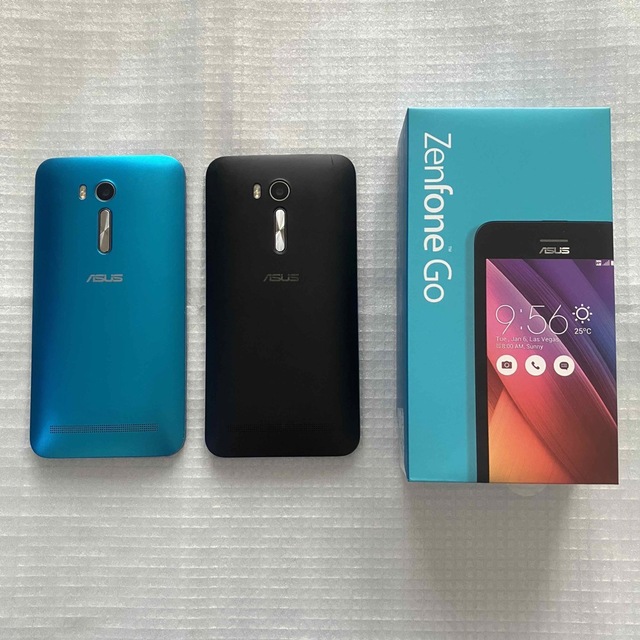 ASUS Zenfone Go 2台　ブルー　ブラック　ジャンク | フリマアプリ ラクマ