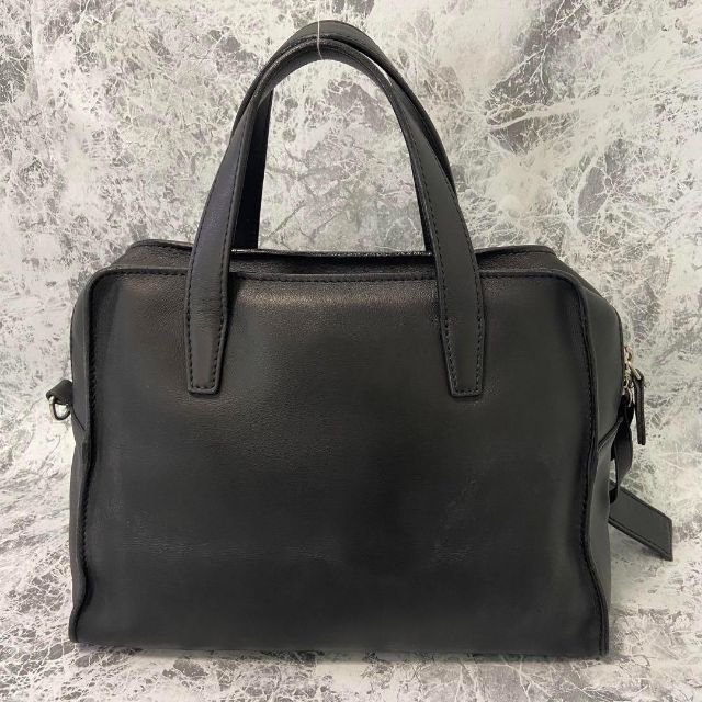 極美品 LOEWE ロエベ ハンドバッグ ブラック レザー スウェード