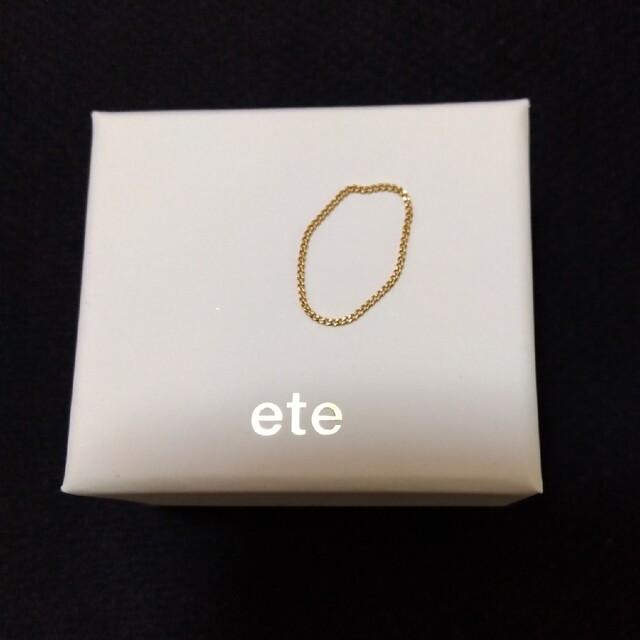 ete(エテ)のeteエテ　K18チェーンリング レディースのアクセサリー(リング(指輪))の商品写真