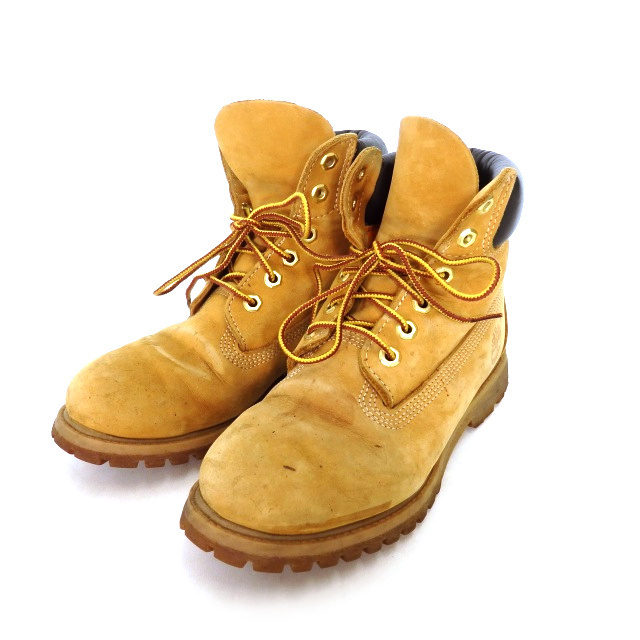 Timberland(ティンバーランド)のティンバーランド 6インチ プレミアムブーツ ウィートヌバック 6.5 イエロー レディースの靴/シューズ(ブーツ)の商品写真