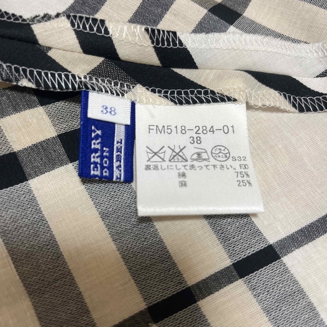 BURBERRY BLUE LABEL(バーバリーブルーレーベル)のバーバリーブルーレーベル　ワンピース　サイズ38 新品タグ付き レディースのワンピース(ひざ丈ワンピース)の商品写真