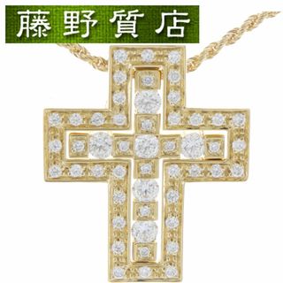 ダミアーニ(Damiani)の （美品）ダミアーニ DAMIANI ベルエポック クロス ダイヤ ネックレス 十字架 K18 YG × ダイヤ 約0.61ct 20079804 2022年 保証書 8505(ネックレス)