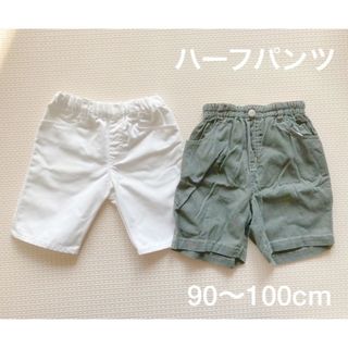 コムサイズム(COMME CA ISM)の男の子　ハーフパンツ　2枚セット(パンツ/スパッツ)