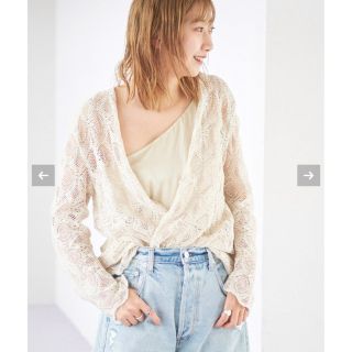 プラージュ(Plage)のlacy トップス(カーディガン)