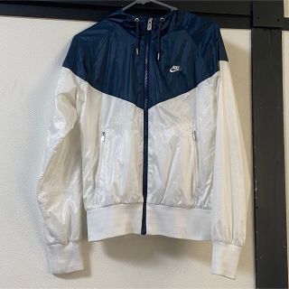 NIKE　ナイキ　ナイロンジャンパー　ネイビー　メンズ　L　T601