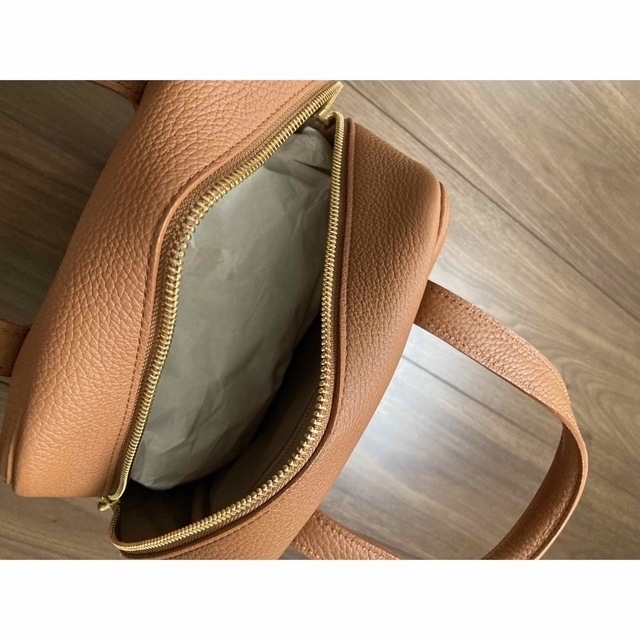 Noble(ノーブル)のchiiiibag スクエアボストン brown チーバッグ レディースのバッグ(ショルダーバッグ)の商品写真