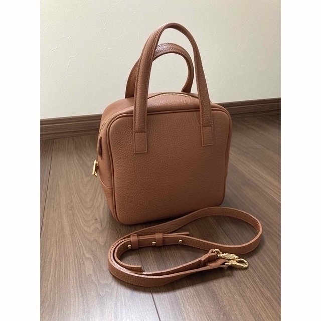 chiiiibag スクエアボストン brown チーバッグ