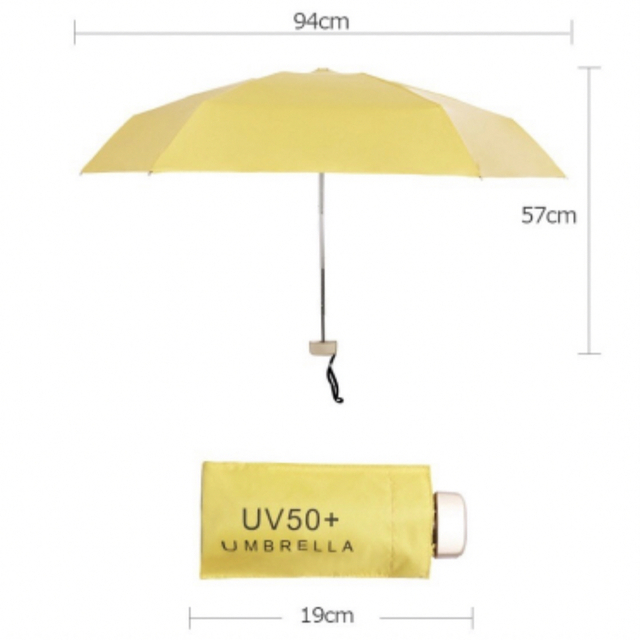 折り畳み傘　日傘　晴雨兼用　紫外線　レディース　軽量　コンパクト　ピンク レディースのファッション小物(傘)の商品写真
