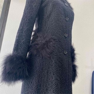 数回美品 定価90万 ドルチェ&ガッバーナ 高級 コート スカート M-