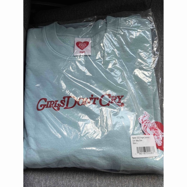 L GIRLS DON'T CRY Angel Crewneck クルーネック