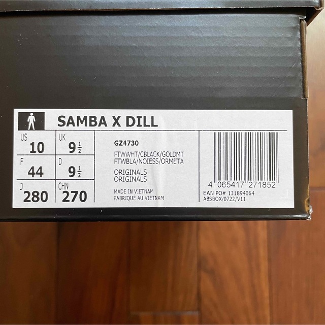 Originals（adidas）(オリジナルス)の28cm ADIDAS DILL SAMBA GZ4730 ディル サンバ メンズの靴/シューズ(スニーカー)の商品写真