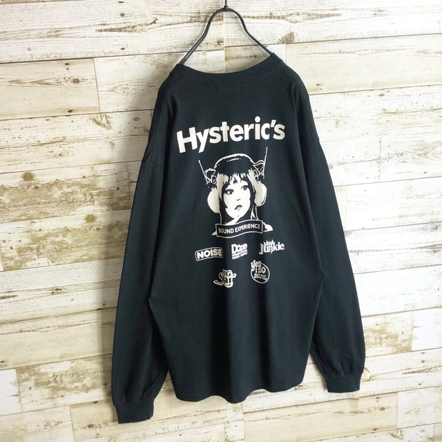 HYSTERIC GLAMOUR(ヒステリックグラマー)のhystericglamour ヒステリックグラマー ロング tシャツ ロゴ入り メンズのトップス(Tシャツ/カットソー(半袖/袖なし))の商品写真