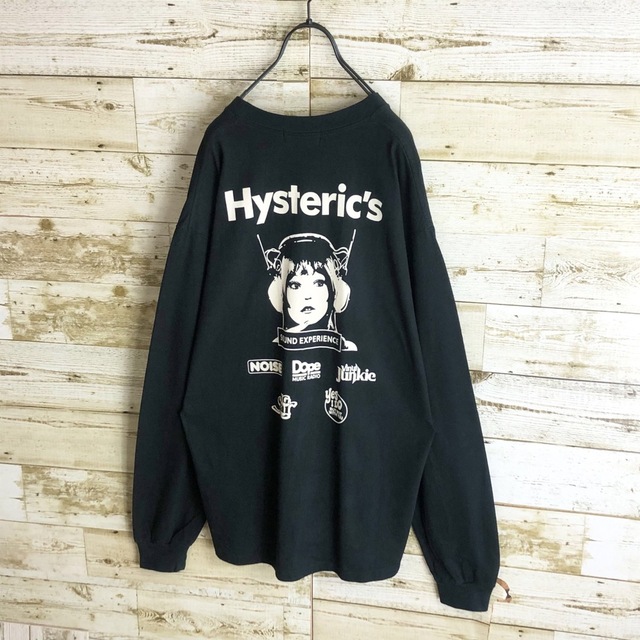 hystericglamour ヒステリックグラマー ロング tシャツ ロゴ入り