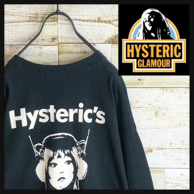 hystericglamour ヒステリックグラマー ロング tシャツ ロゴ入り - www