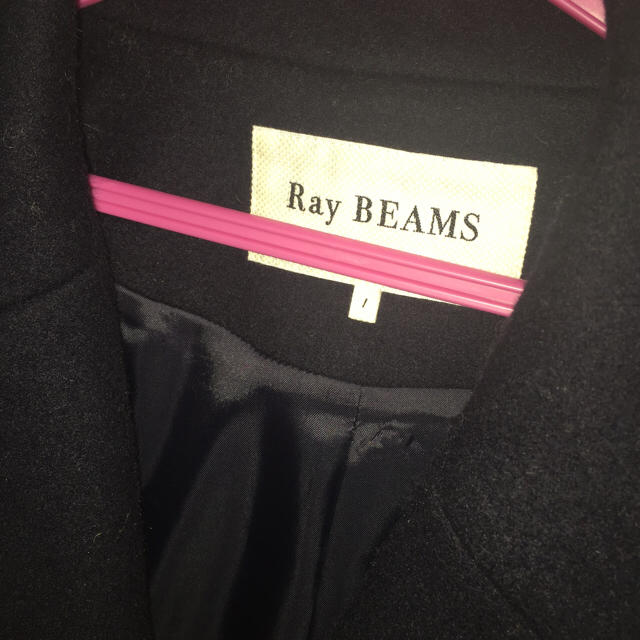 Ray BEAMS(レイビームス)のRay BEAMS オーバーサイズロングコート ネイビー レディースのジャケット/アウター(ロングコート)の商品写真