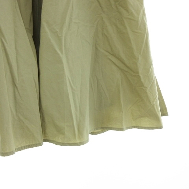 MK MICHEL KLEIN(エムケーミッシェルクラン)のエムケー ミッシェルクラン スカート フレア ミニ 無地 38 ベージュ レディースのスカート(ミニスカート)の商品写真
