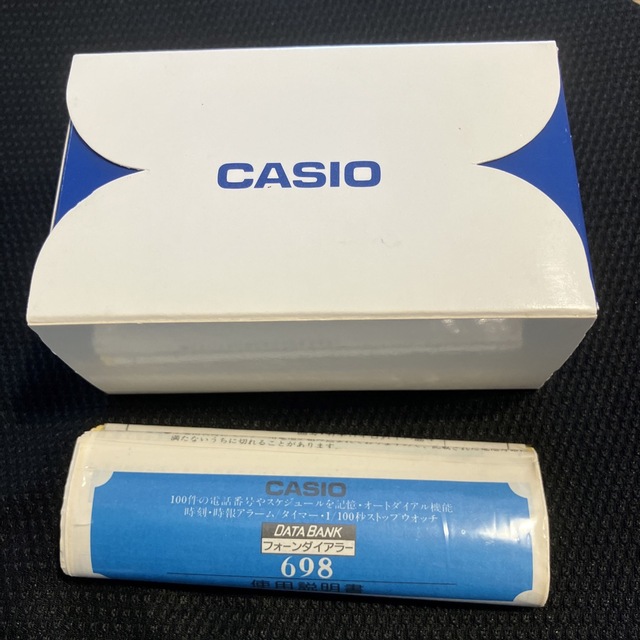 CASIO(カシオ)の珍品、箱、紙類あり　データバンク　CASIO フォーンダイアラー　DBA-900 メンズの時計(腕時計(デジタル))の商品写真