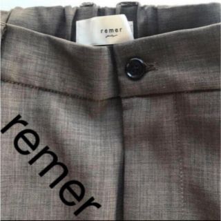 remer  リメール　ルーズベーシックワイドパンツ【used】(スラックス)