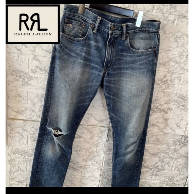 k RRL ダブルアールエルラルフローレン デニム パンツ ジーンズ 独特の