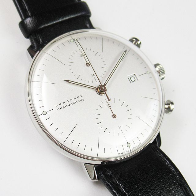 新品☆JUNGHANS(ユンハンス)MAXbill 自動巻きクロノグラフ腕時計