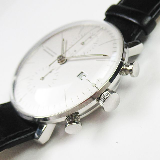 新品☆JUNGHANS(ユンハンス)MAXbill 自動巻きクロノグラフ腕時計