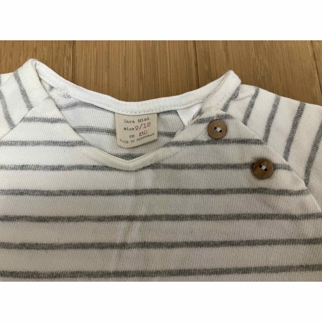 ZARA KIDS(ザラキッズ)のzara80 ボーダートップス キッズ/ベビー/マタニティのベビー服(~85cm)(シャツ/カットソー)の商品写真