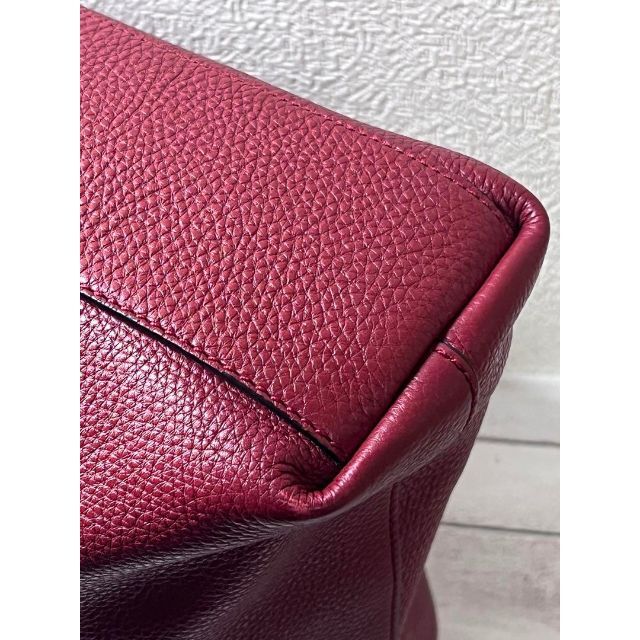 BALLY バリー トートバッグ バッグ B ビッグ ロゴ レザー レッド 【1
