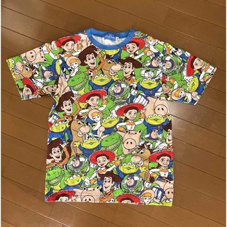 ディズニー(Disney)のディズニー 半袖シャツ 総柄 トイストーリー(Tシャツ(半袖/袖なし))