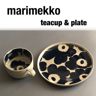 marimekko - マリメッコ【marimekko】Unikko / teacup & plate